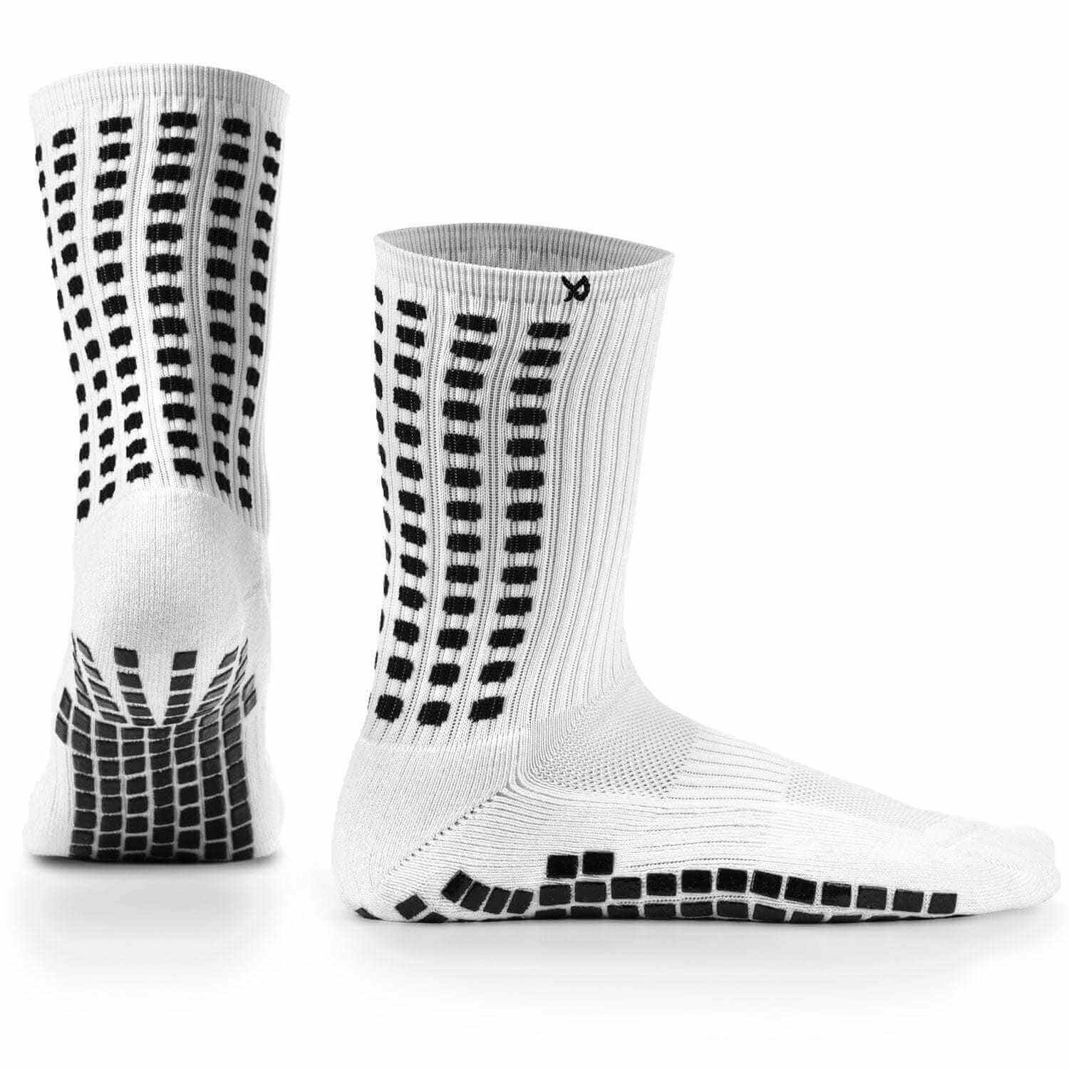 Anti-slip soccer socks by LUX with inner and outer grip technology for stability and traction.