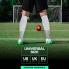 Anti-slip soccer socks by LUX for improved performance and traction on the field.