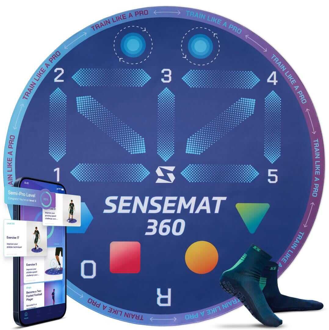 Cognitive + Footwork Soccer Training Mat