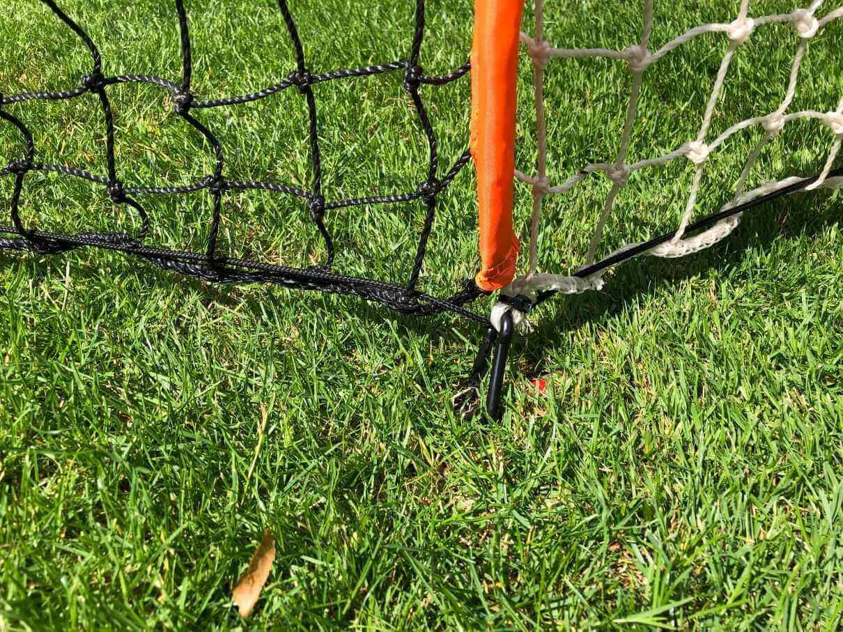 Get reps in without the chase. Open Goaaal® Lacrosse Goal 2-in-1 Trainer makes it easy.