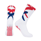 LUX England colorway soccer grip calf socks