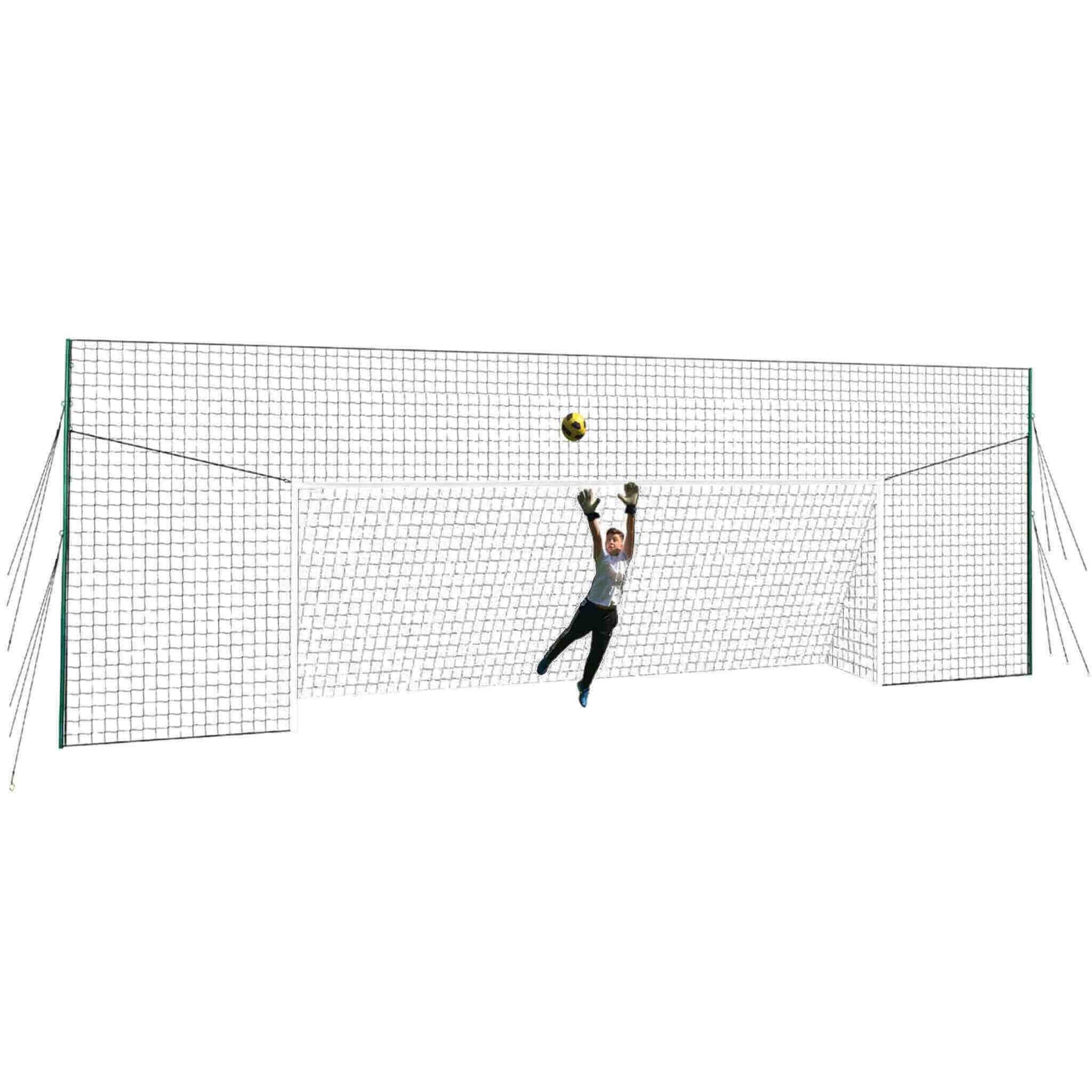 But D'entraînement Open Goaaal 3-en-1 – Football Avec Rebondisseur Et Backstop (large)